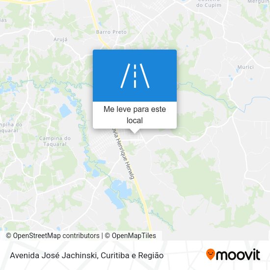 Avenida José Jachinski mapa
