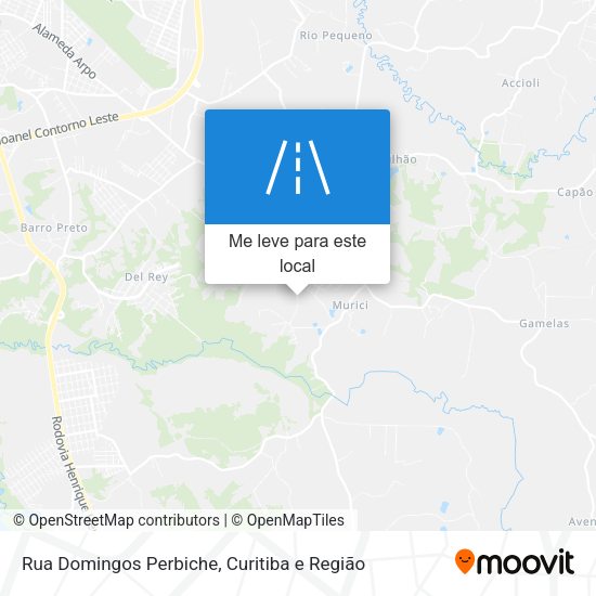 Rua Domingos Perbiche mapa