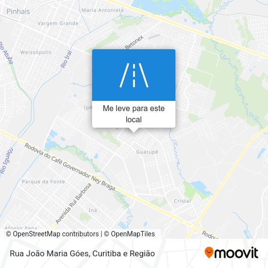 Rua João Maria Góes mapa