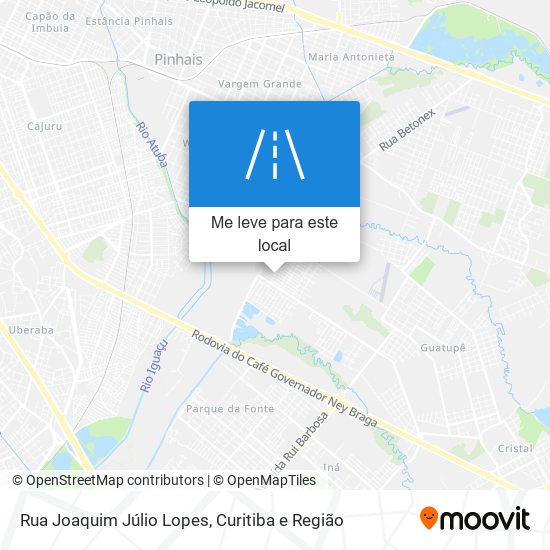 Rua Joaquim Júlio Lopes mapa