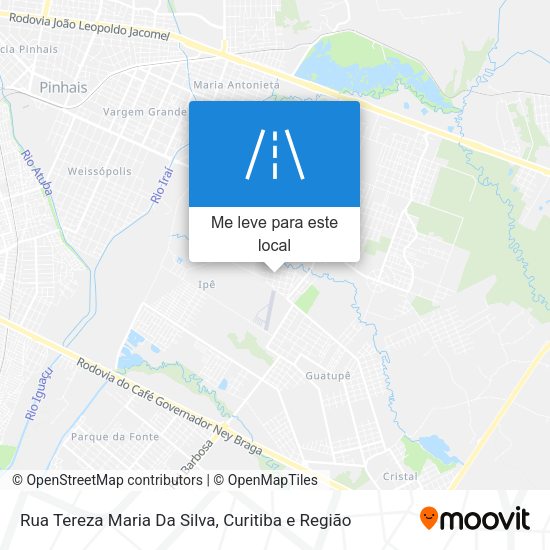 Rua Tereza Maria Da Silva mapa