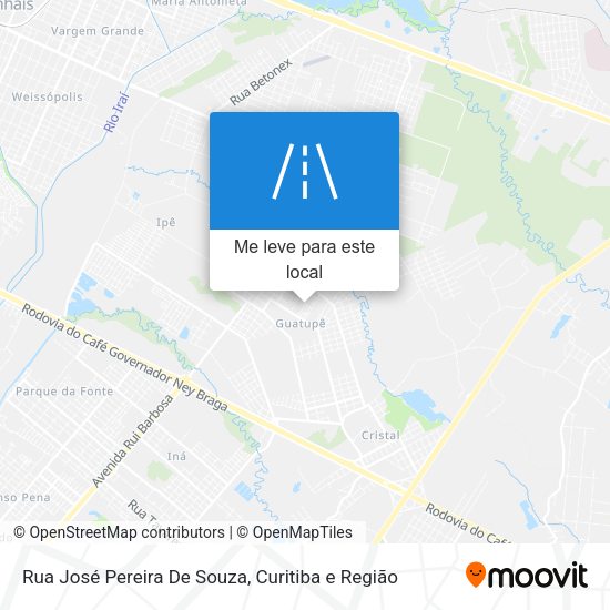 Rua José Pereira De Souza mapa
