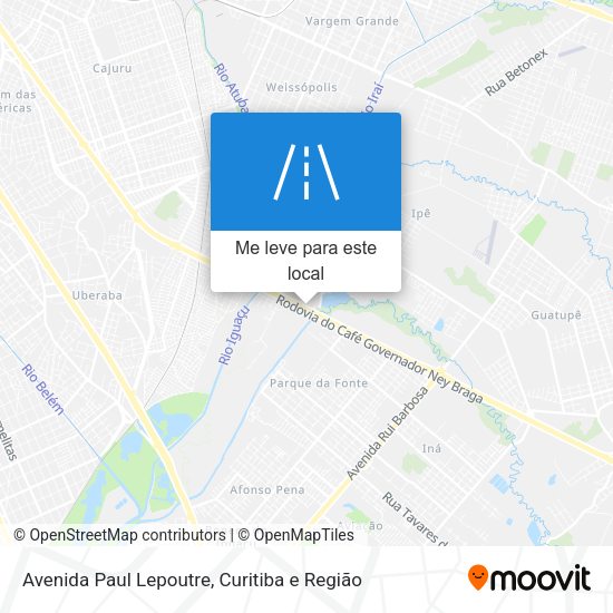 Avenida Paul Lepoutre mapa