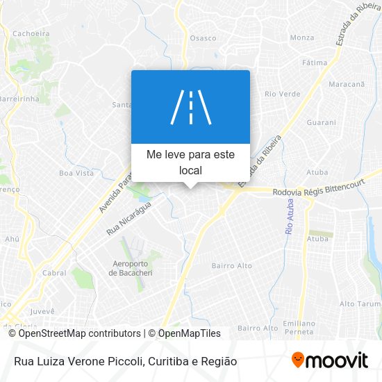 Rua Luiza Verone Piccoli mapa