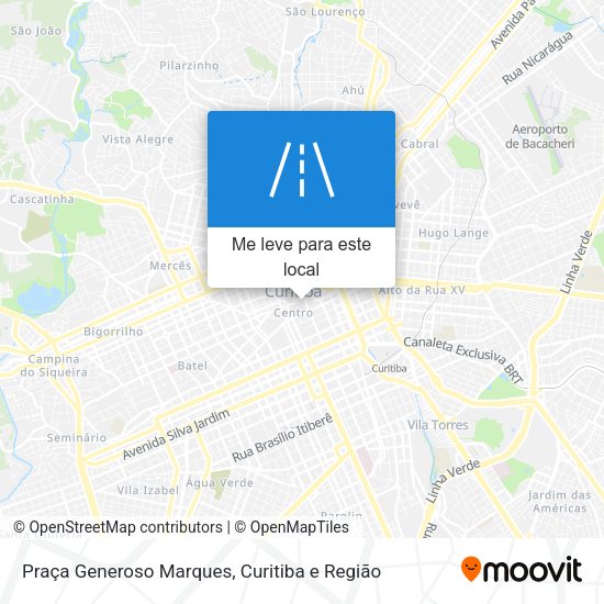 Praça Generoso Marques mapa
