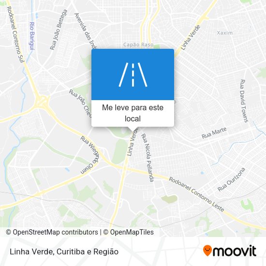 Linha Verde mapa