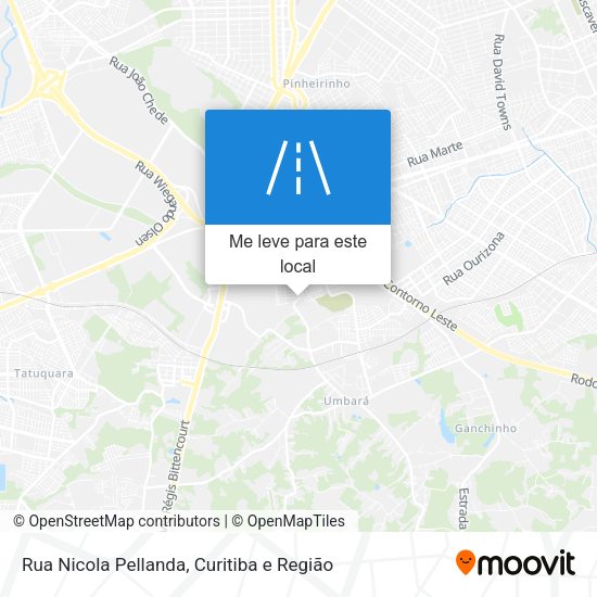 Rua Nicola Pellanda mapa