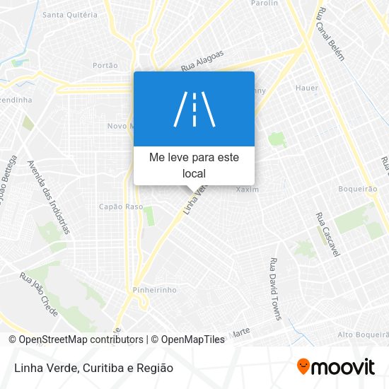 Linha Verde mapa