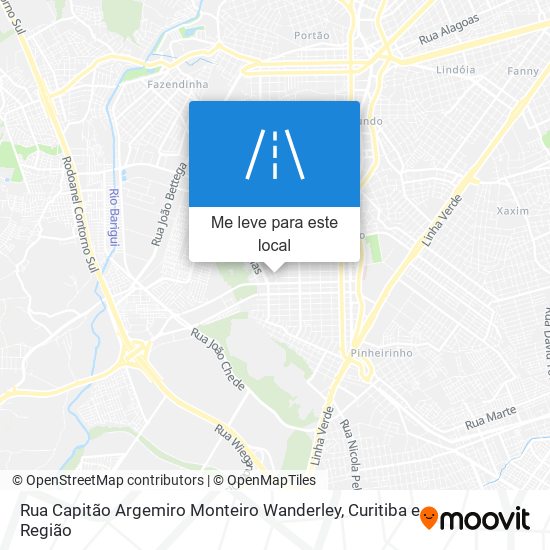 Rua Capitão Argemiro Monteiro Wanderley mapa