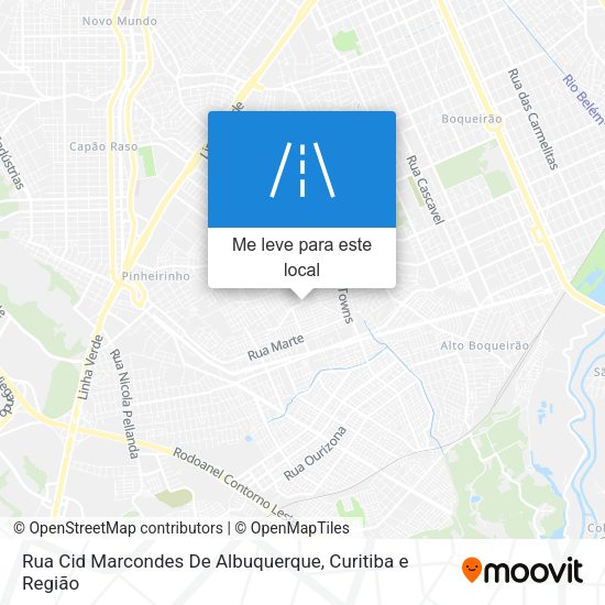 Rua Cid Marcondes De Albuquerque mapa