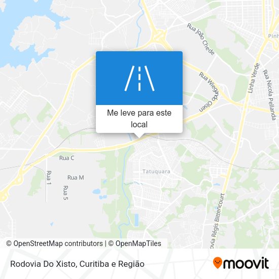 Rodovia Do Xisto mapa