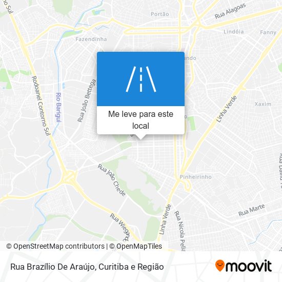 Rua Brazílio De Araújo mapa