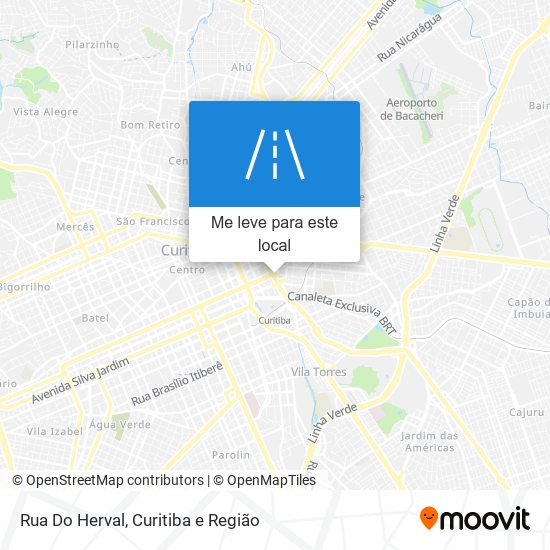 Rua Do Herval mapa