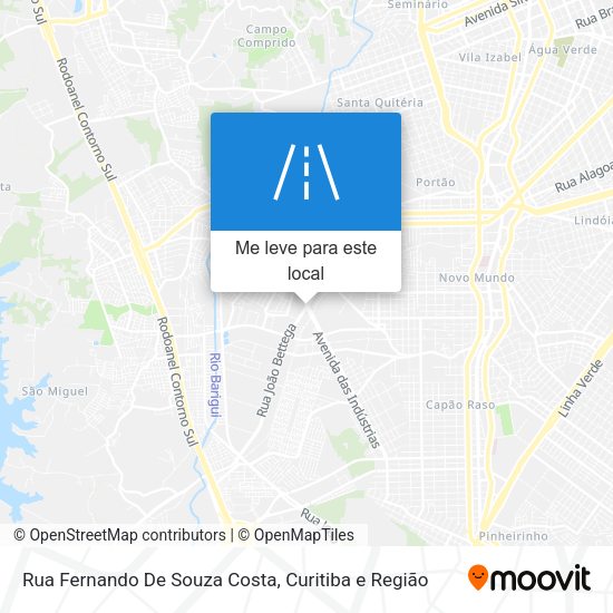 Rua Fernando De Souza Costa mapa