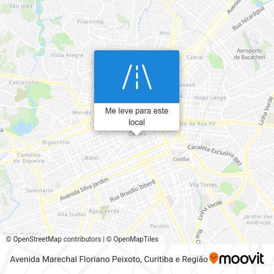 Avenida Marechal Floriano Peixoto mapa