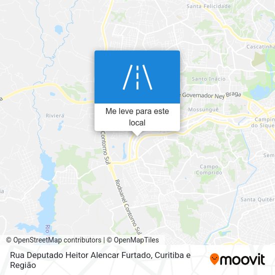Rua Deputado Heitor Alencar Furtado mapa