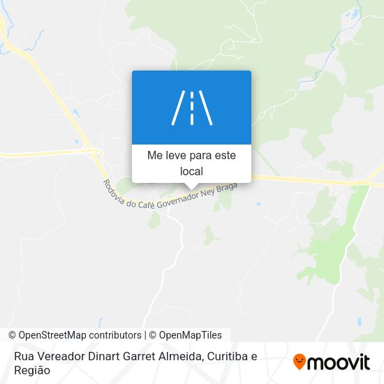 Rua Vereador Dinart Garret Almeida mapa