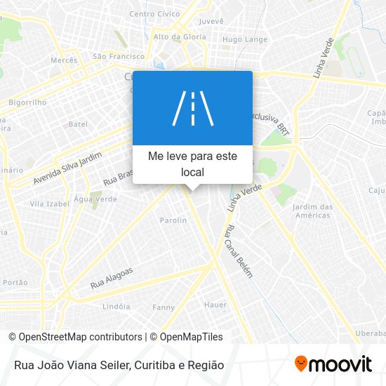 Rua João Viana Seiler mapa