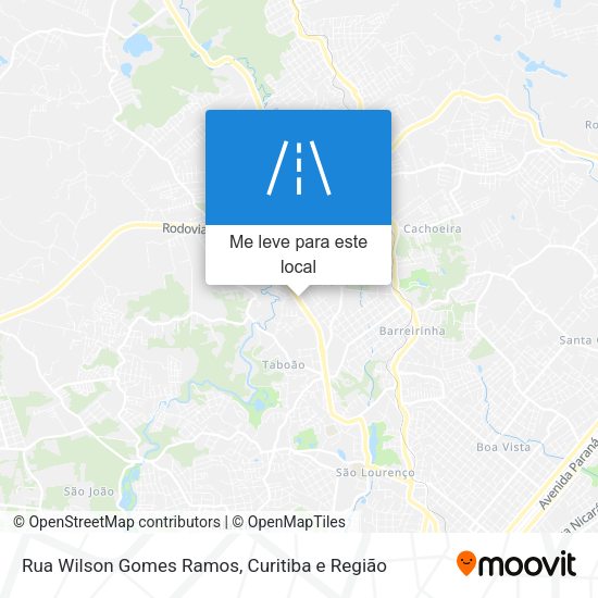 Rua Wilson Gomes Ramos mapa