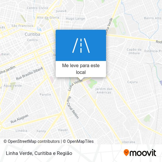 Linha Verde mapa