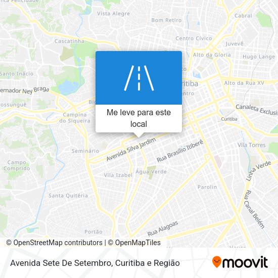 Avenida Sete De Setembro mapa