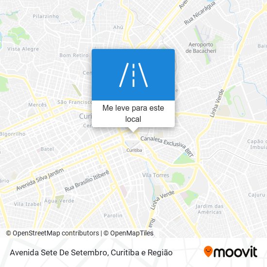 Avenida Sete De Setembro mapa