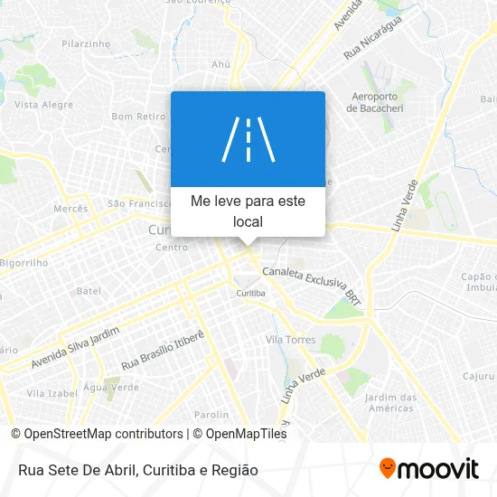 Rua Sete De Abril mapa