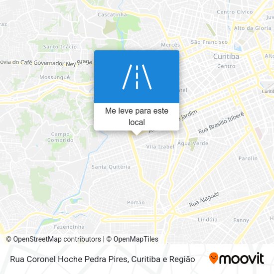 Rua Coronel Hoche Pedra Pires mapa