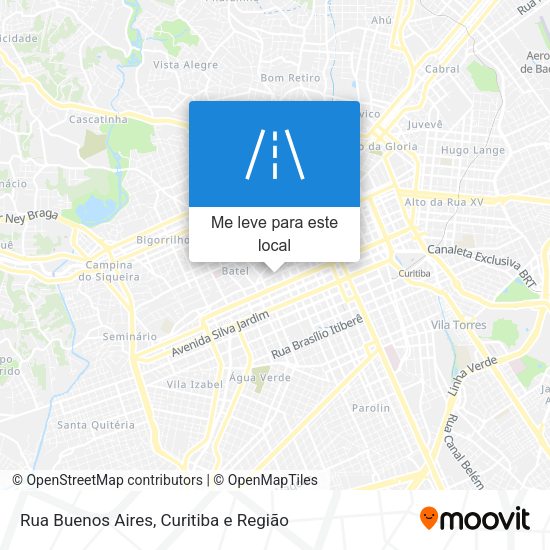 Rua Buenos Aires mapa