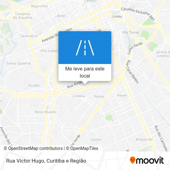 Rua Victor Hugo mapa