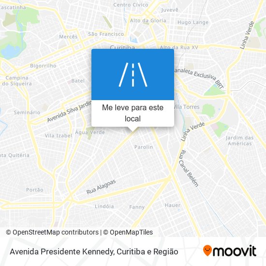 Avenida Presidente Kennedy mapa