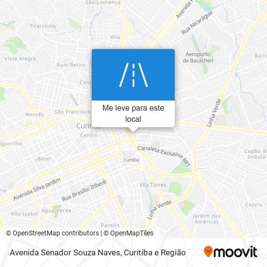 Avenida Senador Souza Naves mapa