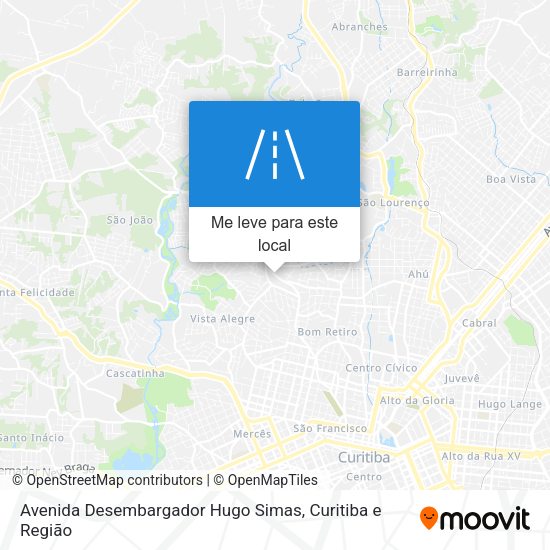 Avenida Desembargador Hugo Simas mapa