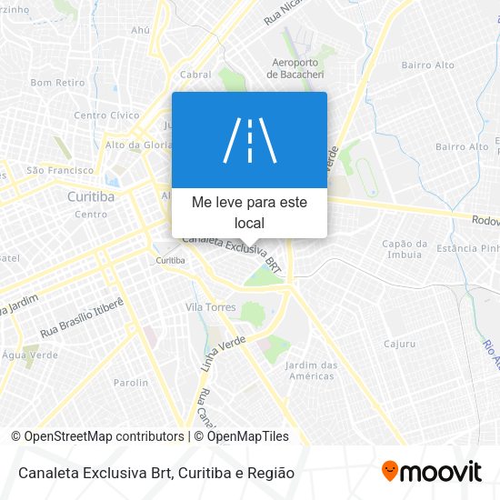 Canaleta Exclusiva Brt mapa