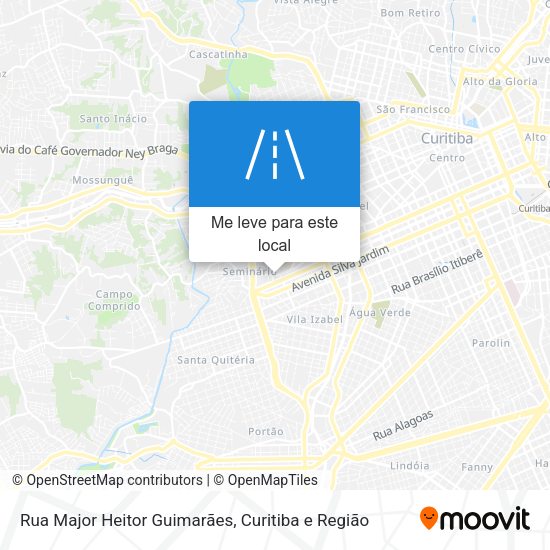 Rua Major Heitor Guimarães mapa