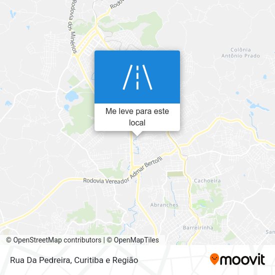 Rua Da Pedreira mapa
