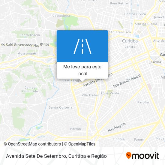 Avenida Sete De Setembro mapa
