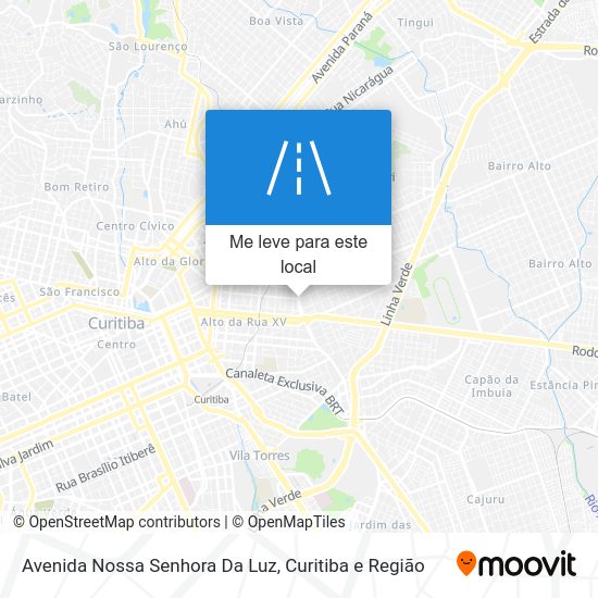 Avenida Nossa Senhora Da Luz mapa