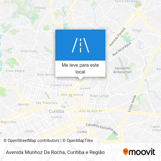 Avenida Munhoz Da Rocha mapa
