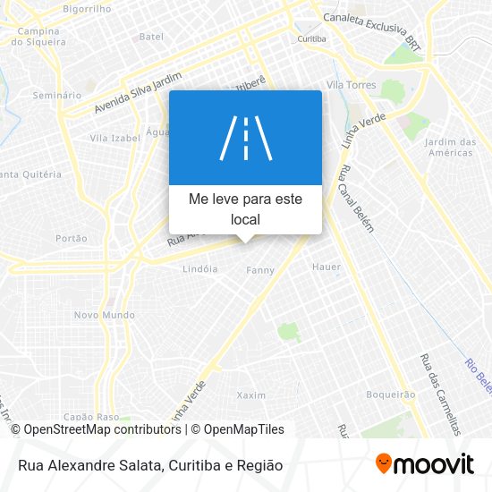 Rua Alexandre Salata mapa
