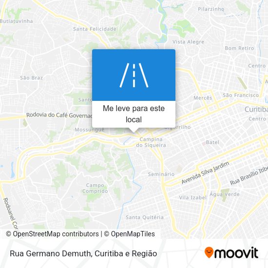 Rua Germano Demuth mapa