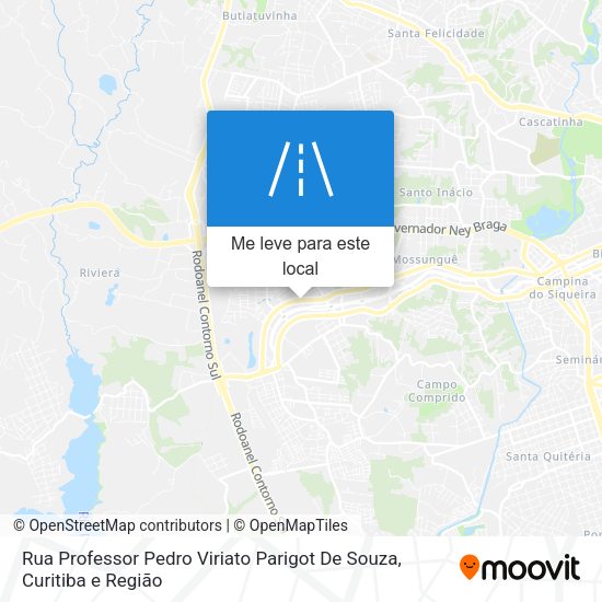 Rua Professor Pedro Viriato Parigot De Souza mapa