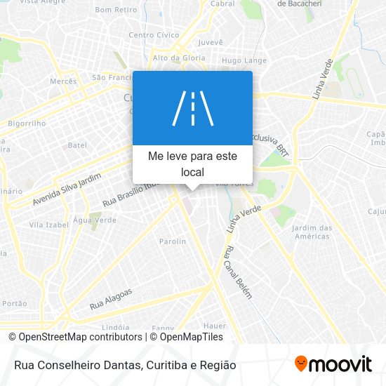 Rua Conselheiro Dantas mapa