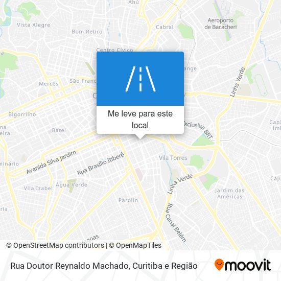 Rua Doutor Reynaldo Machado mapa