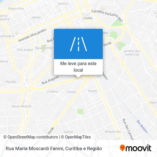 Rua Maria Moscardi Fanini mapa
