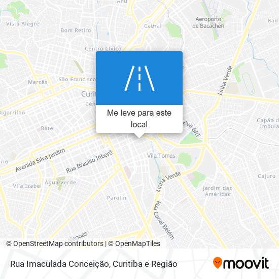 Rua Imaculada Conceição mapa