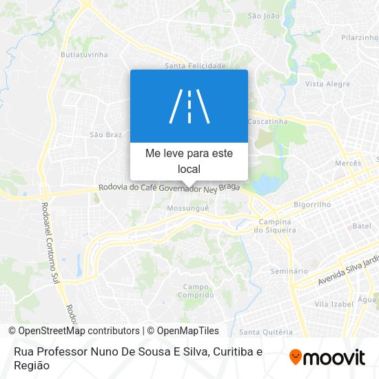 Rua Professor Nuno De Sousa E Silva mapa