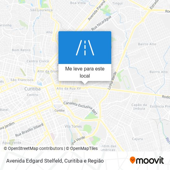 Avenida Edgard Stelfeld mapa