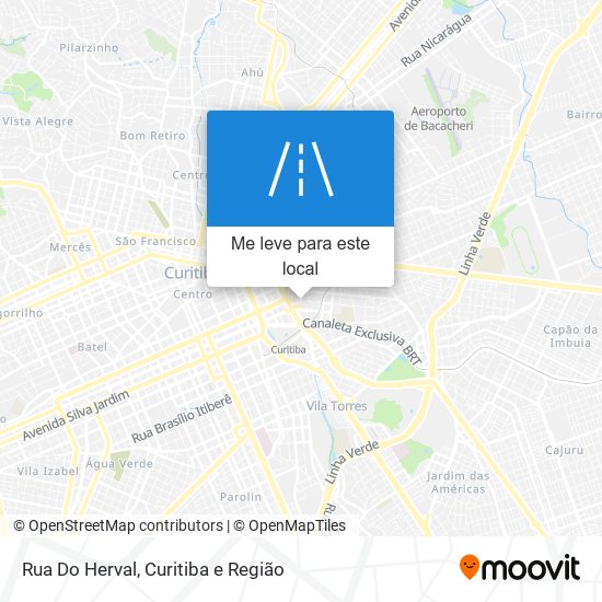 Rua Do Herval mapa