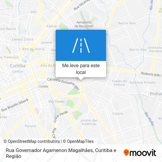 Rua Governador Agamenon Magalhães mapa